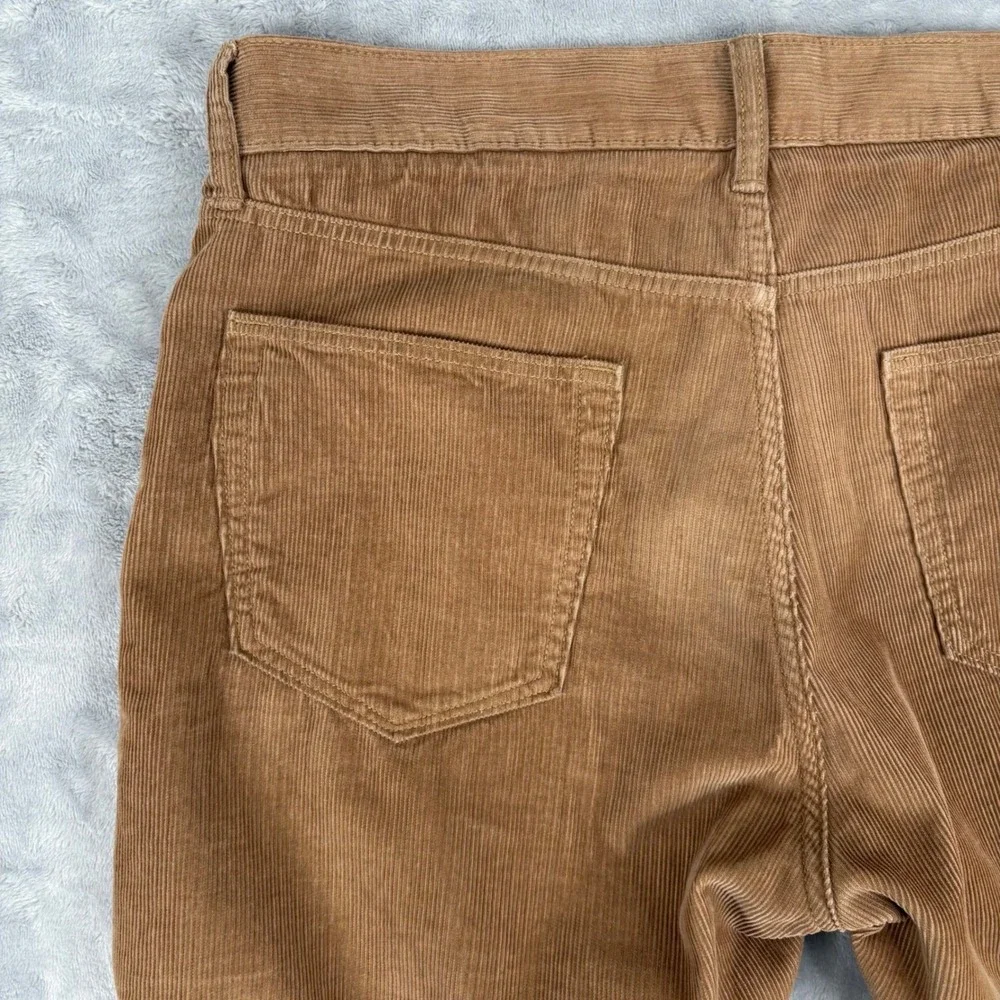 Banana‎ Republic Corduroy Pants Tan Pima Cotton Straight Men 34x30 Fits 35x30.5